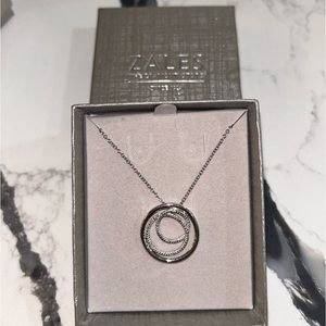 Zales silver necklace